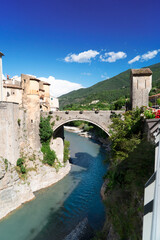 Naklejka premium entrance gate of Entrevaux