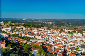 Obraz premium Aerial view from Abrantes Tower, Portugal