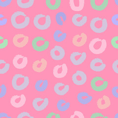 seamless abstract background in Memphis style. Vector illustration. Children s drawing style. Cartoon. Modern texture for your design can be used as wrapping paper, fabric, wallpaper