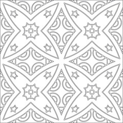 Vector geometric pattern. Repeating elements stylish background abstract ornament for wallpapers and backgrounds. Black and white pattern.
