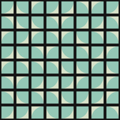 Abstract Geometric Pattern generative computational art illustration