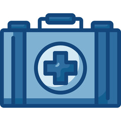 first aid kit Two Tone icon