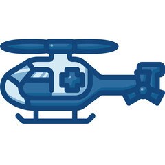helicopter Two Tone icon