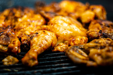 Food Photography of preparation of good, tasty food.