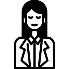 doctor solid line icon