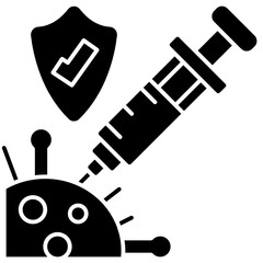 vaccine solid icon