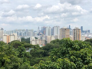 Fototapeta premium City View from Mount Faber, Singapore