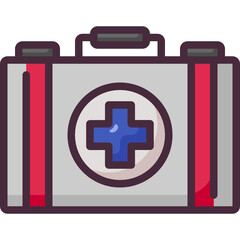 first aid kit line icon