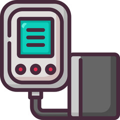 Fototapeta premium sphygmomanometer line icon