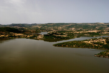 Fototapeta na wymiar Veduta del lago dell'Alto Temo