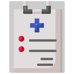 Obraz premium medical checkup flat icon