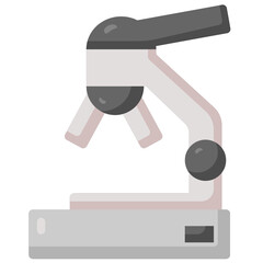 microscope flat icon