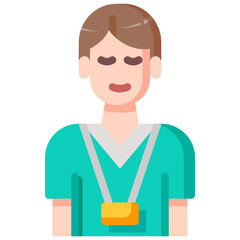 nurse flat icon