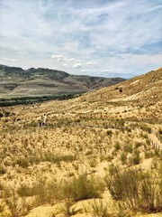 Dune Sarykum in Dagestan, Russia