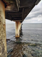 Pier in Zelenogradsk, Russia 