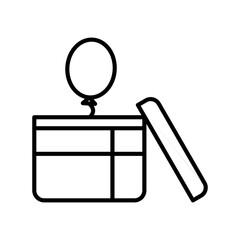 Giftboxes Linear Vector Icon Design