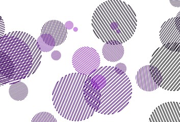 Light Purple vector template with circles.