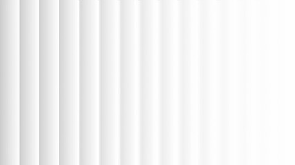 Minimalist White Abstract Background 3D Blurred Lines In A Row. Futuristic Technology Wide Wallpaper