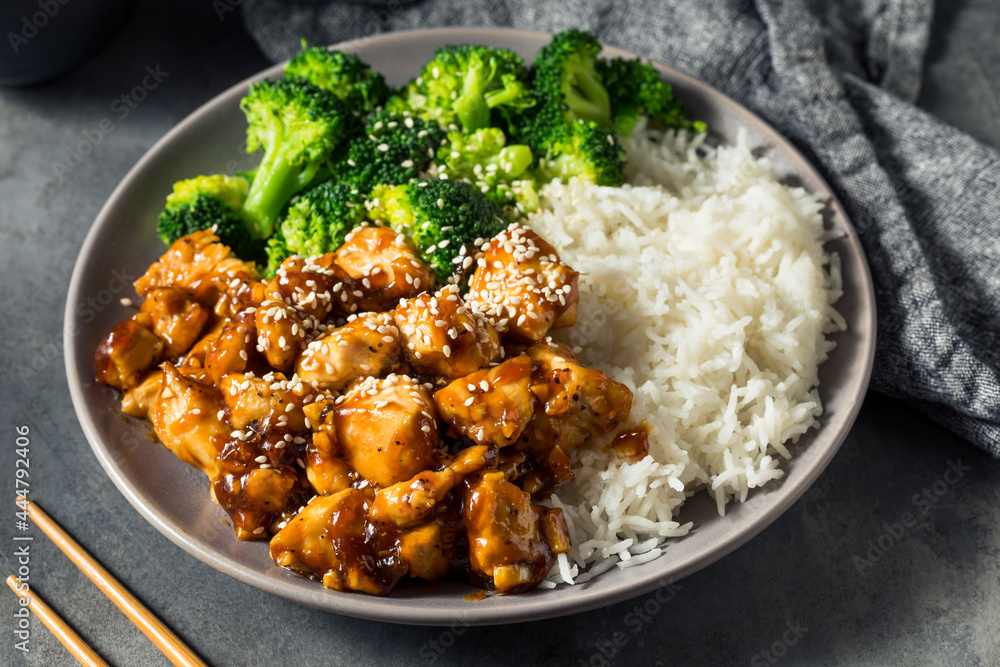 Poster Healthy Asian Teriyaki Chicken