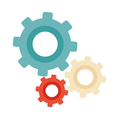 colorful gear wheels