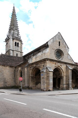 Obraz premium Dijon, France. View of the church of St. Philibert, XII - XV centuries