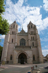 Fototapeta na wymiar Dijon, France. Cathedral of St. Benigne