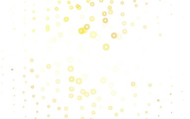 Light Orange vector backdrop with dots.