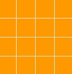 Vector graphic symbol yellow cube in a cage and lines