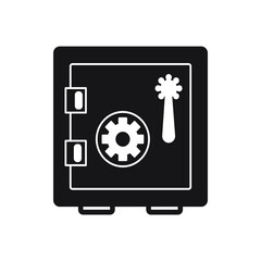Bank vault icons symbol vector elements for infographic web