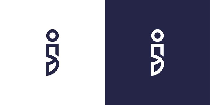 Cool and modern i logo design