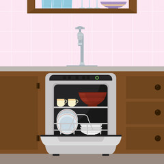 kitchen dishwasher design