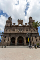 Fototapeta na wymiar Catedral de Santa Ana in Las Palmas