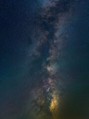 Fototapeta na wymiar Panorama milky way galaxy with stars and space dust in the universe