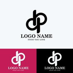 Fototapeta premium Initial letter PP logo vector design template. Initial PP minimalist logo template vector.