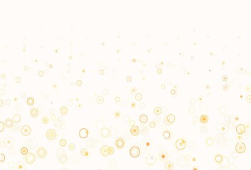 Light Red vector template with circles.