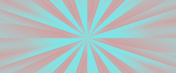 blurred aqua mandala. rays of color cyan