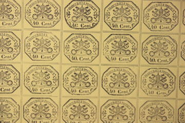 postage stamps letter paper print