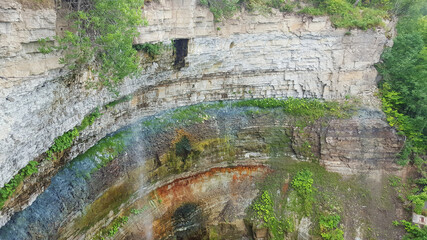natural european estonia waterfall photo