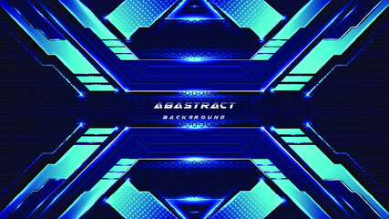 Abstract Dark blue and blue gradient Modern background