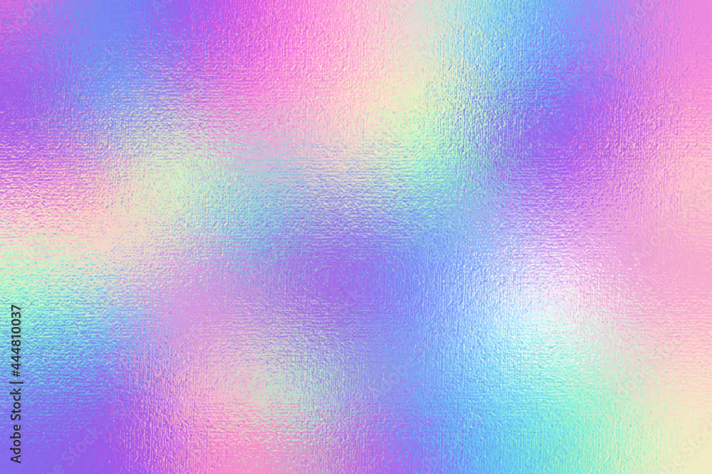 Poster hologram background. iridescent foil effect texture. holography pattern. pearlescent gradient. rainb