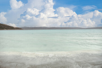 An stunning beautiful sea landscape beach with turquoise water.