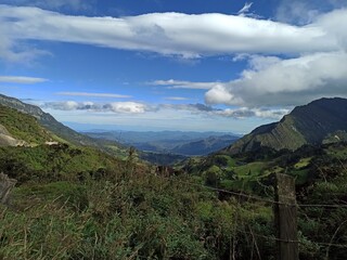 view of the mountains