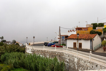 Foggy day in Firgas, Gran Canaria