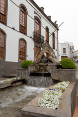 Fototapeta na wymiar The famous fountain of Firgas, Gran Canaria