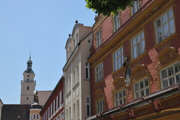 Ingolstadt, Jesuitenbibliothek und Pfeifturm