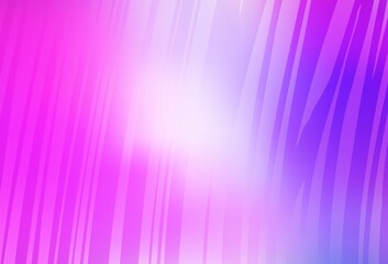Light Purple, Pink vector blurred shine abstract background.