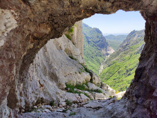 canyon in the mountains