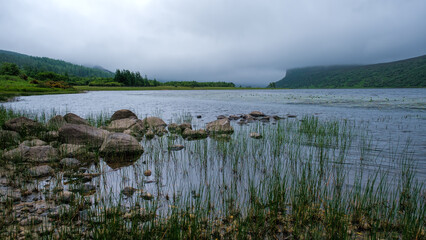 Loch Brora and Carrol Rock in the Highlands