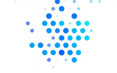 Light Pink, Blue vector Blurred decorative design in abstract style with bubbles.