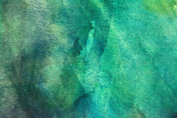 green watercolors on paper texture